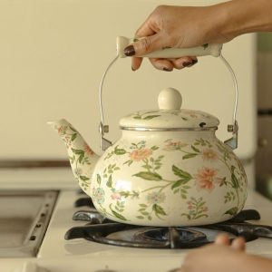 کتری لعابی مدل بهاری 2.5 لیتری وارداتی اصل اورجینال بارکد 698317