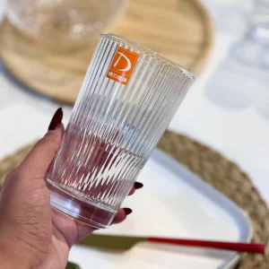 لیوان مخروطی شیاردار بسته 6 عددی Deli Glass وارداتی اصل اورجینال بارکد 695318