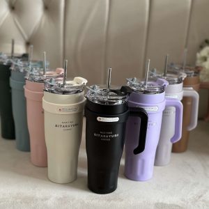 تراول ماگ ۱۲۰۰ میل دسته دار SITARAYURI وارداتی اصل اورجینال بارکد 695327