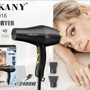 سشوار سوکانی مدل sk-14016 قدرت 2400 وات وارداتی اصل اورجینال بارکد 694073