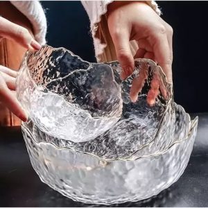 کاسه ۳ تایی دفرمه ساده Glassware بارکد 693005