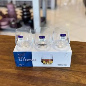 نیم لیوان 6 تایی DELI GLASS وارداتی اصل اورجینال بارکد 698318