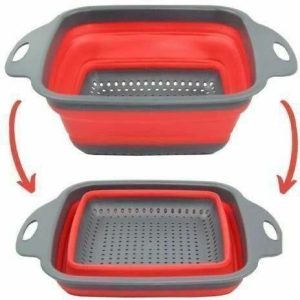 آبکش تاشو سیلیکونی سایز متوسط و بزرگ وارداتی اصل اورجینال بارکد 698143