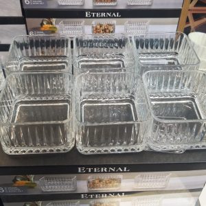 دسر خوری مربع شش تایی وارداتی اصل اورجینال بارکد 693079