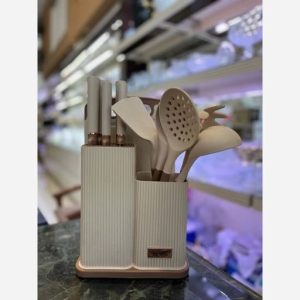 ست کفگیر وچاقو و تخته 12پارچه پروتی ISTANBUL وارداتی اصل اورجینال بارکد 864291