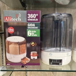 ظرف جاحبوباتی چرخشی 10کیلوگرمی 6 خانه ساخت ترکیه وارداتی اصل اورجینال بارکد 862073