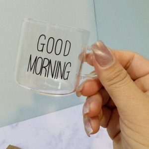 فنجان قهوه خوری پیرکس مدل Good Morning بسته ۶ عددی وارداتی اصل اورجینال بارکد 694319