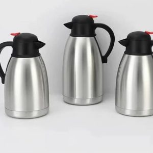 فلاسک اورجینال کلاغی داخل استیل برند pot حجم 1.5 لیتر  بارکد 695219