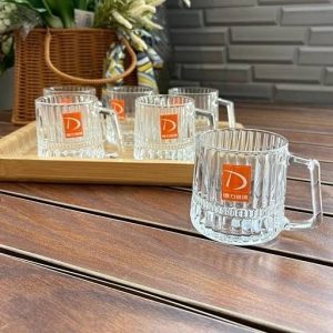 ليوان ٦ تايي دسته دار طرح ونيز برند Deli وارداتی اصل اورجینال بارکد 697679