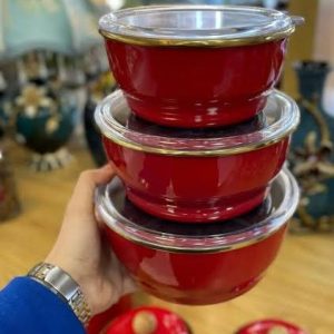 ست 3 تایی لعابی نگهدارنده ترکیه برند arow وارداتی اصل اورجینال بارکد 865307