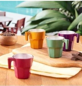 فنجان قهوه چند رنگ اسپرسو 4 قطعه پاشاباغچه Paşabahçe  وارداتی اصل اورجینال