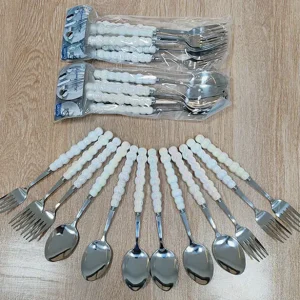قاشق چنگال دسته مرواریدی برند Unique وارداتی اصل اورجینال بارکد 699170