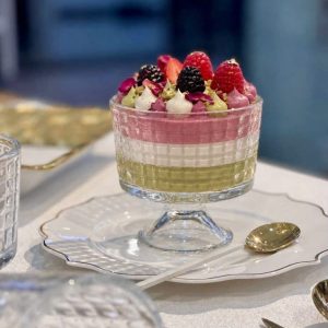خرید دسر و بستنی خوری پایه کوتاه دلی گلس DELI GLASS