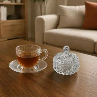 خرید قندان بلور طرحدار وارداتی